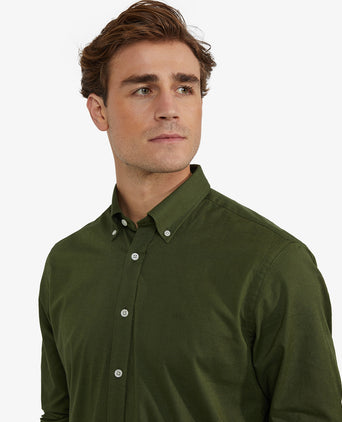 Oxford Stretch Shirt | Dark Olive