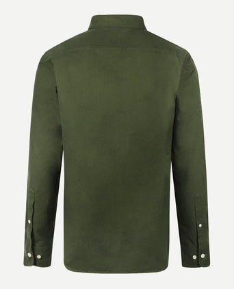 Oxford Stretch Shirt | Dark Olive