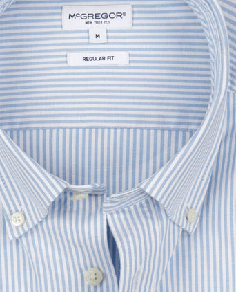 Overhemd Oxford Smalle Streep | Light Blue