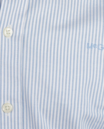 Overhemd Oxford Smalle Streep | Light Blue