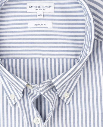 Overhemd Oxford Grote Streep | Navy