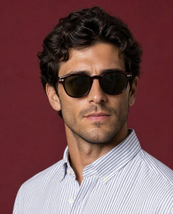 Overhemd Oxford Grote Streep | Navy