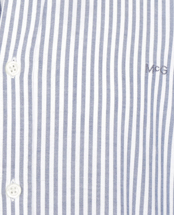Overhemd Oxford Grote Streep | Navy