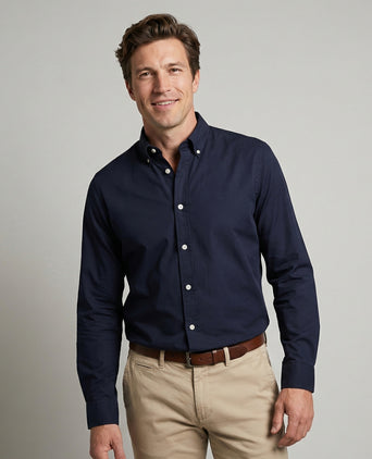 Poplin Shirt | Navy