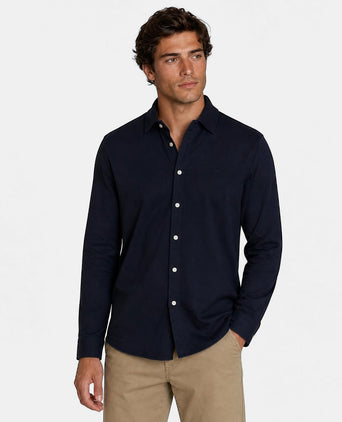 Overhemd Poplin | Navy