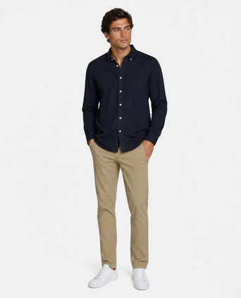 Overhemd Poplin | Navy