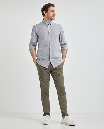 Shirt Poplin Stripe | Navy