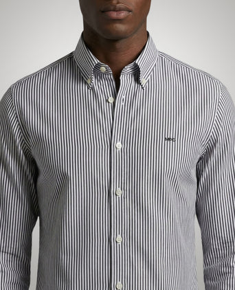 Shirt Poplin Stripe | Navy