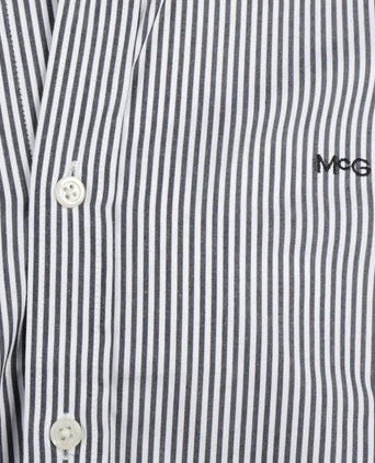Shirt Poplin Stripe | Navy