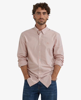 Overhemd Poplin Streep | Sundown