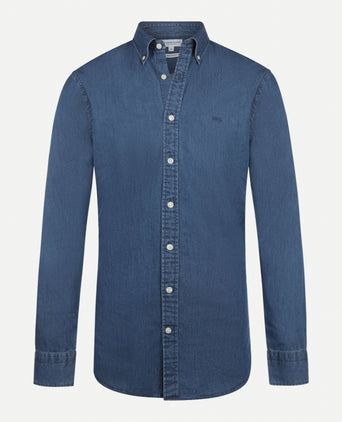 Overhemd Denimlook | Medium Blue