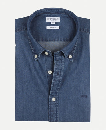 Denim-look shirt | Medium Blue