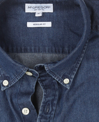 Overhemd Denimlook | Medium Blue