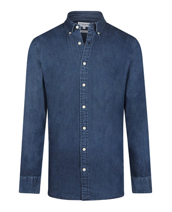 Overhemd Denimlook | Medium Blue