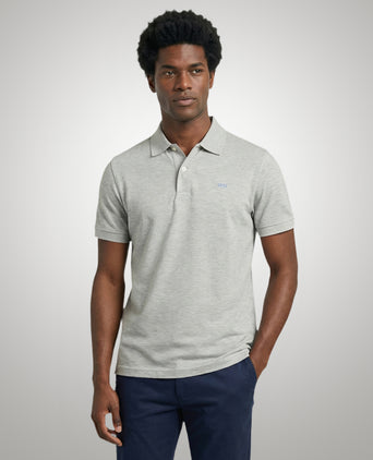 Classic Polo Regular Fit | Medium Gray Melange