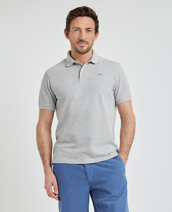Classic Polo Regular Fit | Medium Grey Melange