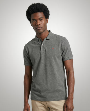 Classic Polo Regular Fit | Dark Gray Melange