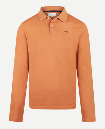 Polo piqué lange mouw | Sundown