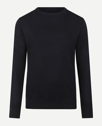 Sweater Cotton-Cashmere Round Neck | Navy
