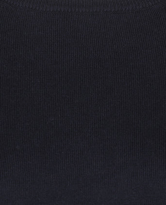 Trui Katoen-Kasjmier Ronde Hals | Navy