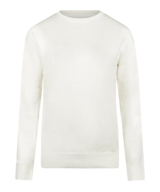 Sweater Cotton-Cashmere Round Neck | Off White Sweater Cotton-Cashmere Round Neck | Off White