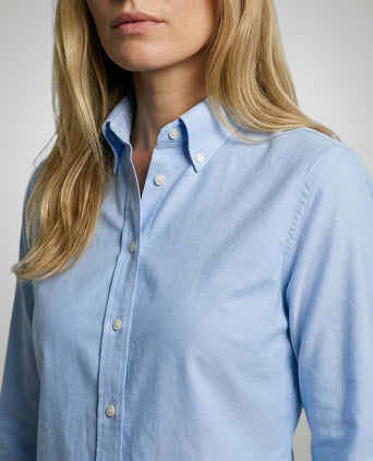 Blouse Oxford Stretch | Light Blue