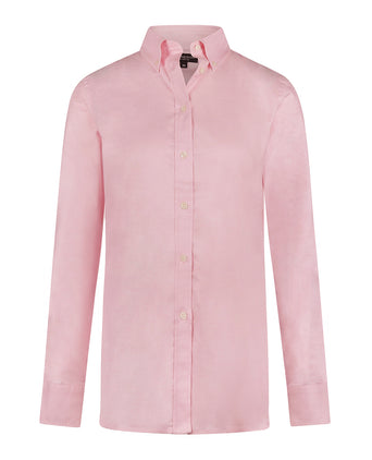 Blouse Oxford Stretch | Light Pink
