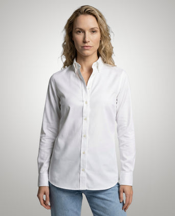 Blouse Oxford Stretch | White