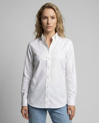 Blouse Oxford Stretch | White