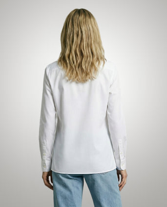 Blouse Oxford Stretch | White