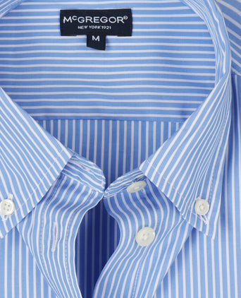 Blouse Poplin Streep | Light Blue