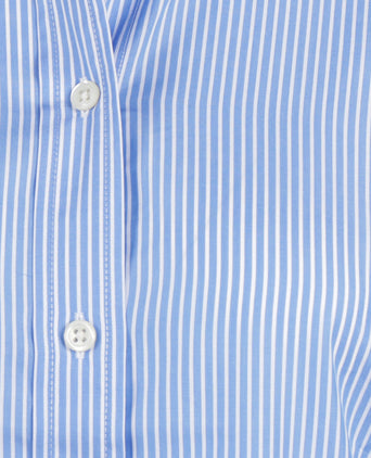 Blouse Poplin Streep | Light Blue