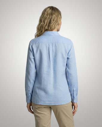 Blouse Katoen Linnen | Light Blue