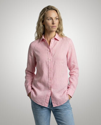 Blouse Katoen Linnen | Light Pink