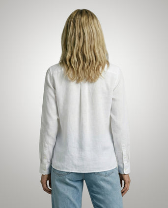 Blouse Katoen Linnen | White