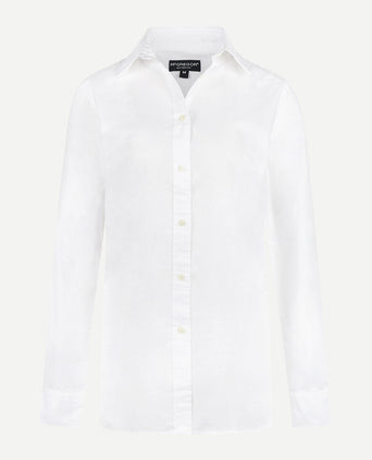 Blouse Katoen Linnen | White