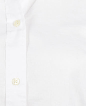 Cotton Linen Blouse | White