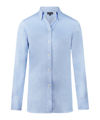 Stretch Piqué Shirt | Light Blue Stretch Piqué Shirt | Light Blue