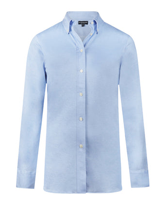 Blouse Stretch Piqué | Light Blue