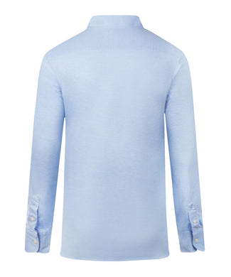 Stretch Piqué Shirt | Light Blue Stretch Piqué Shirt | Light Blue