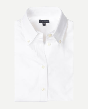 Blouse Stretch Piqué | White