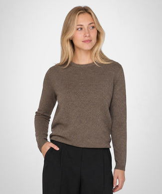 Trui Lamswol Ronde Hals | Chocolate Brown Trui Lamswol Ronde Hals | Chocolate Brown