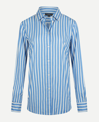 Blouse Poplin Streep | Chambray