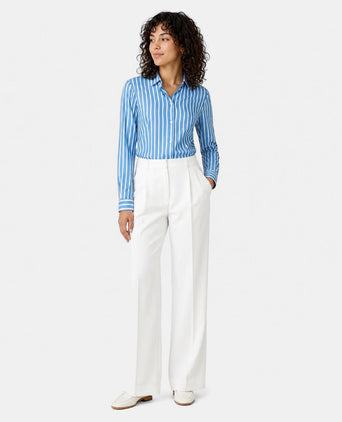 Blouse Poplin Streep | Chambray