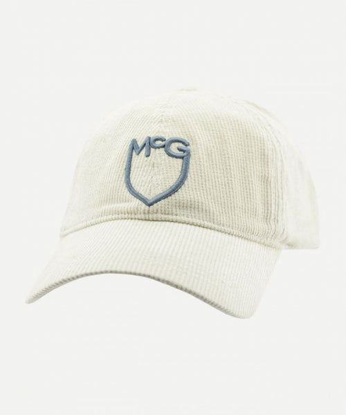 Corduroy cap with McG logo | OffWhite