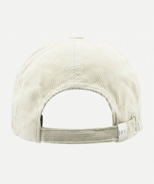 Corduroy cap with McG logo | OffWhite