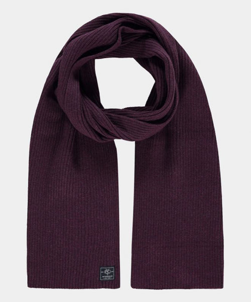 Cotton cashmere scarf | Purple