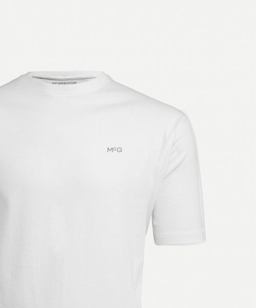 Basic T-shirt with logo in 2-pack | White