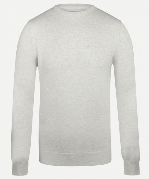 Cotton Crew Neck Sweater | Off White