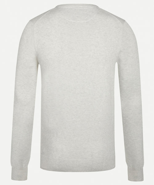 Cotton Crew Neck Sweater | Off White